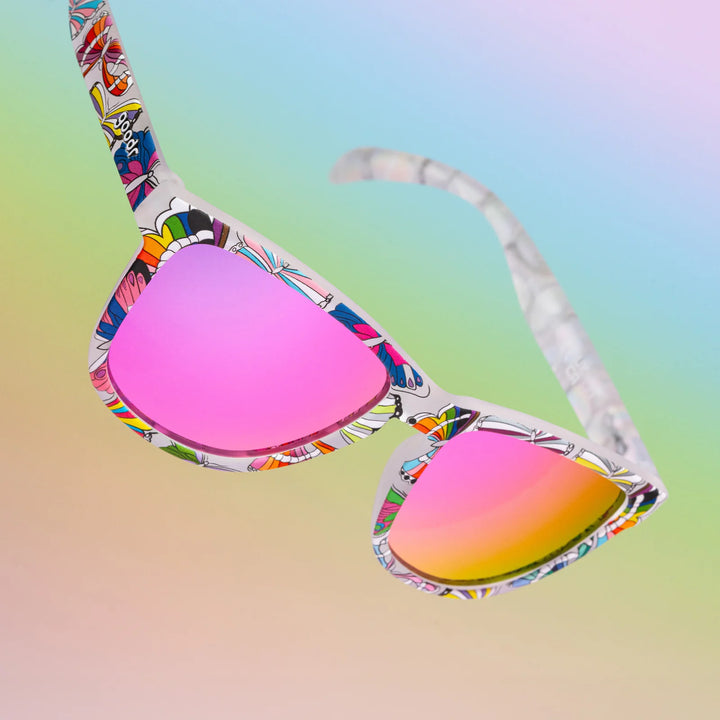 Goodr "Is it Queer in Here or Is It Just Us?!" Sunglasses (G00344-OG-PP1-RF)