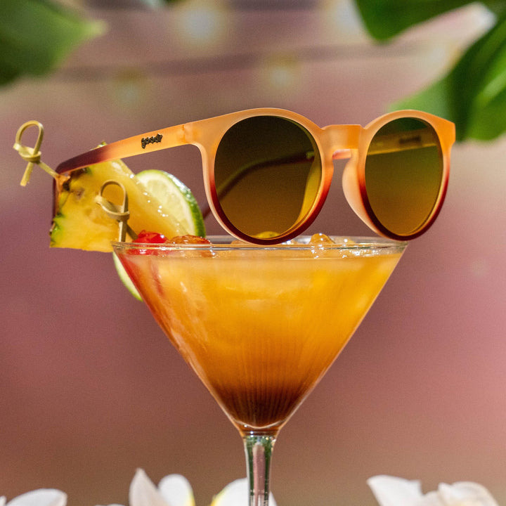 Goodr "Mai Tai Me Up, Daddy" Sunglasses (CG-PCBR-GYO1-GR)