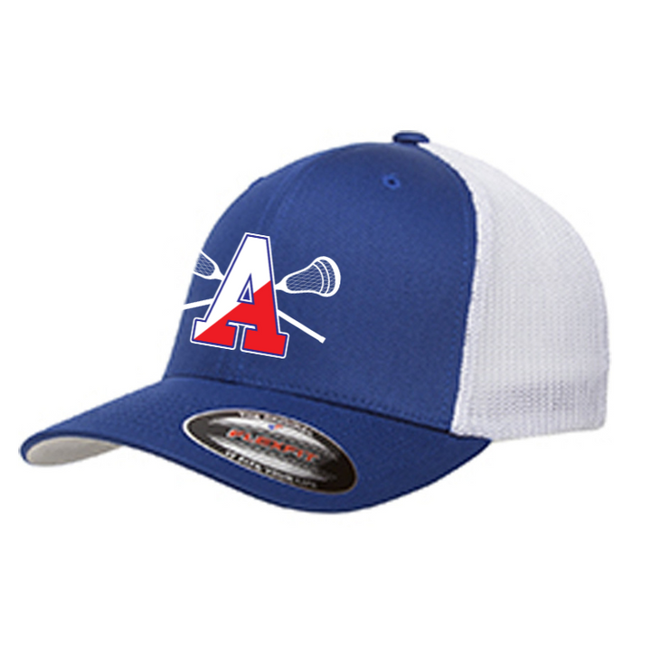 Gorra de camionero de ajuste flexible para adultos de Ashland Youth Lacrosse (6511)