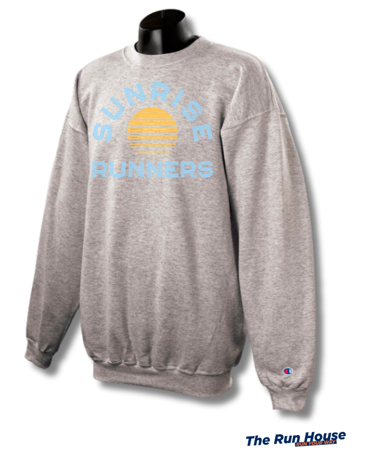 Sudadera con cuello redondo Champion® Powerblend® de Sunrise Runners (S600)