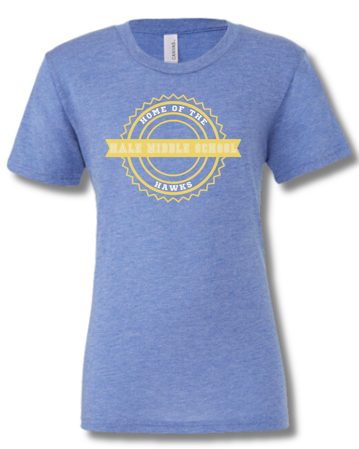 Hale Middle School Unisex Triblend T-Shirt (3413C)