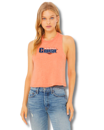 Camiseta sin mangas corta con espalda cruzada para mujer Crush Bella + Canvas (6682)
