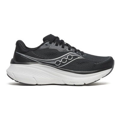 Women's Saucony Guide 19 - Black Silver Extra Wide