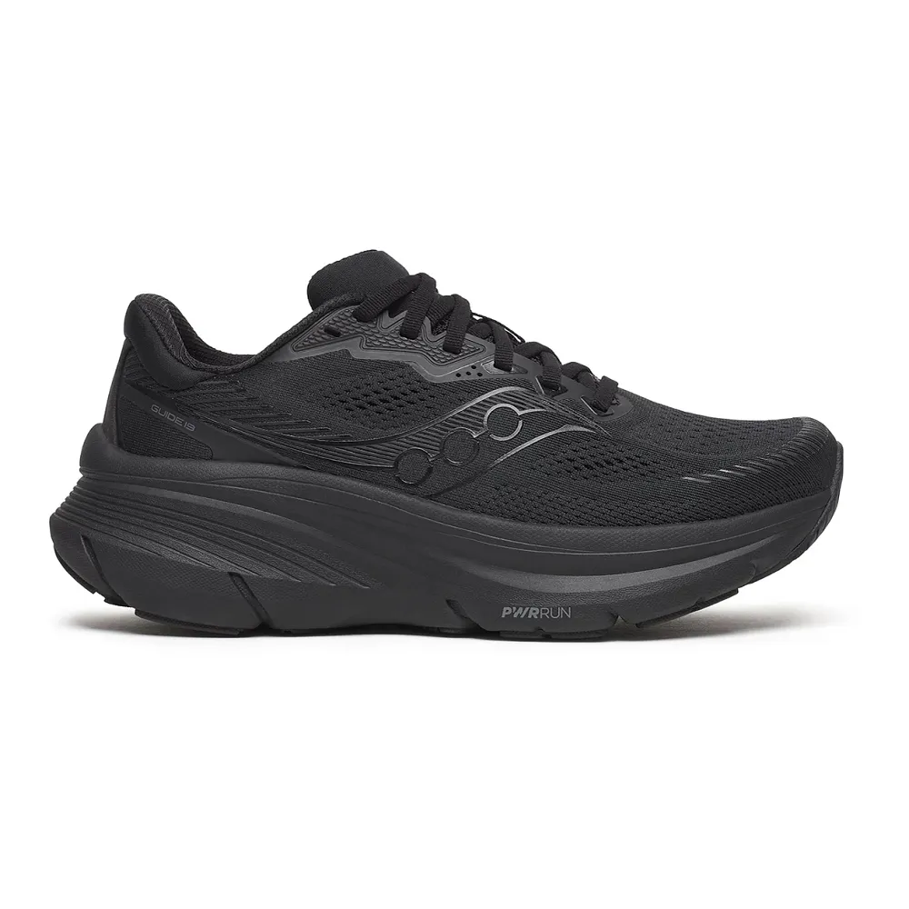 Women's Saucony Guide 19 - Triple Black Wide