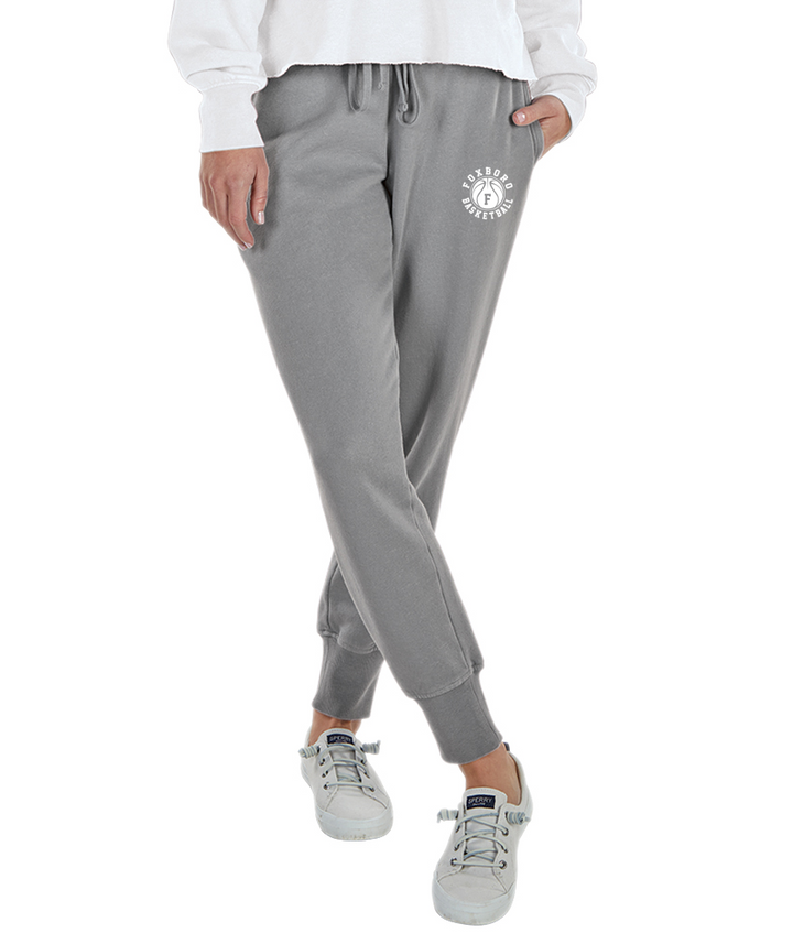 Pantalones deportivos desgastados Clifton para mujer de Foxboro Youth Basketball (5255)