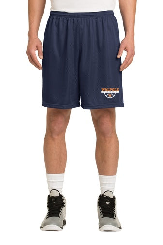 Pantalón corto de malla para adultos de baloncesto juvenil Walpole (ST510)