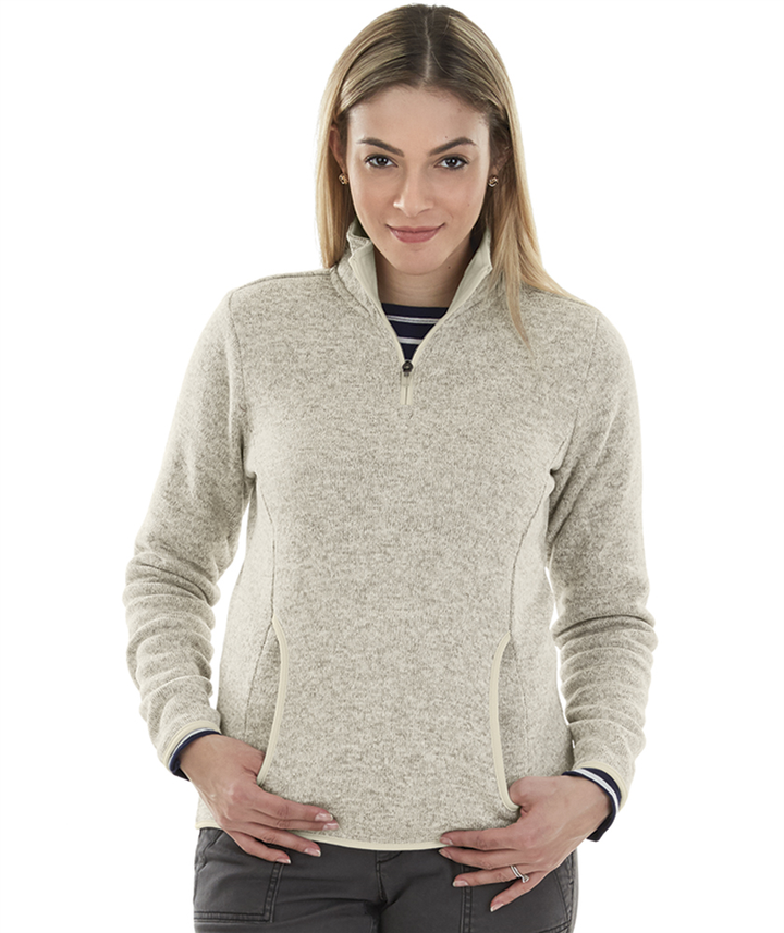 Jersey de polar jaspeado Charles River para MUJER (5312)