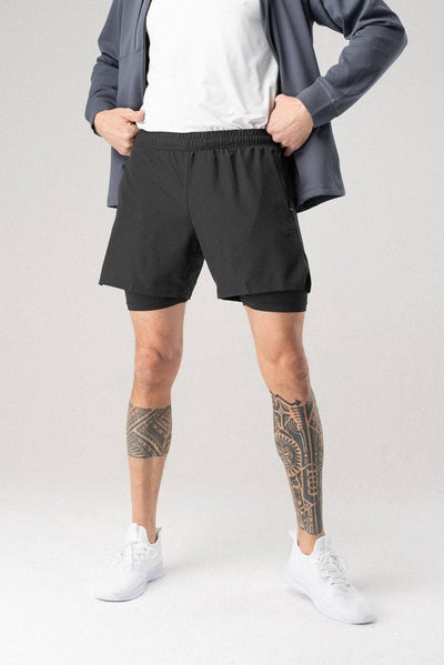 Alyth Active - Shorts Worthy HOMBRE - Negro