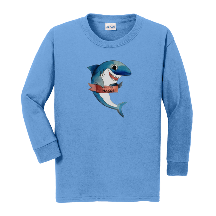 Mullen-Hall Elementary School - YOUTH Gildan Heavy Cotton Long Sleeve Tee (G540B)