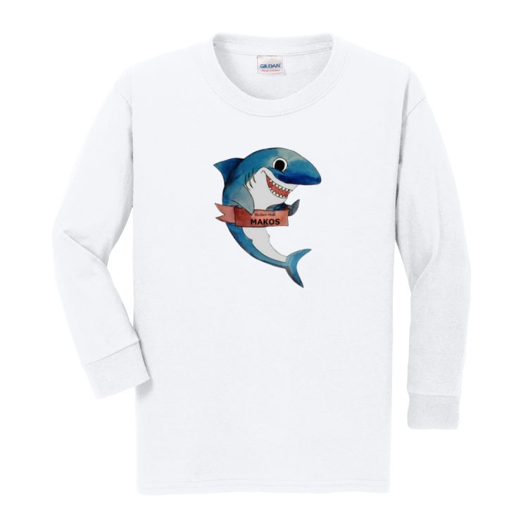 Mullen-Hall Elementary School - YOUTH Gildan Heavy Cotton Long Sleeve Tee (G540B)