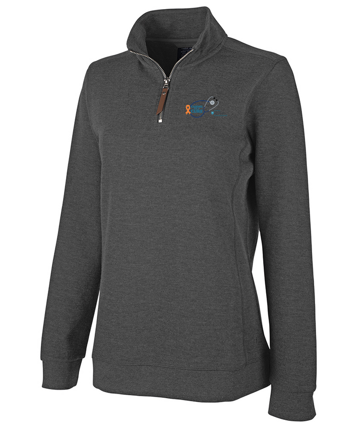 Caring For a Cure - Women’s Hudson Quarter Zip Pullover (5411)