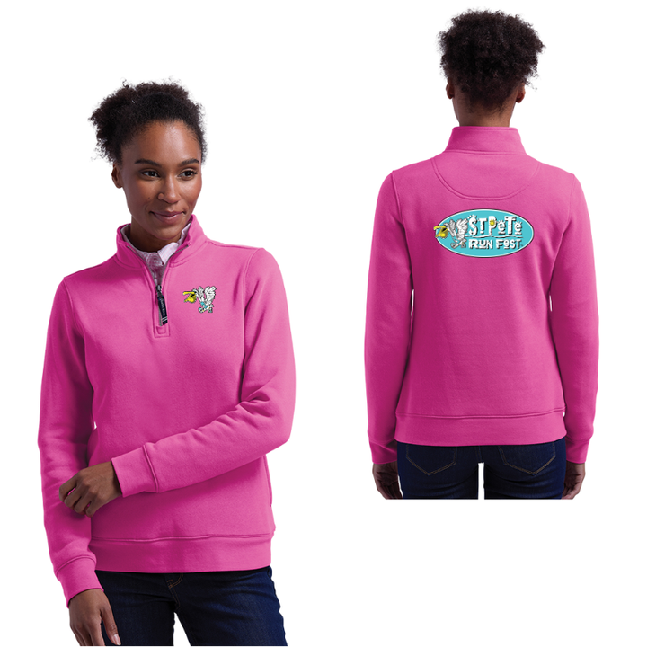 St Pete Run Fest - Women's Crosswind Quarter Zip Sweatshirt (5459)