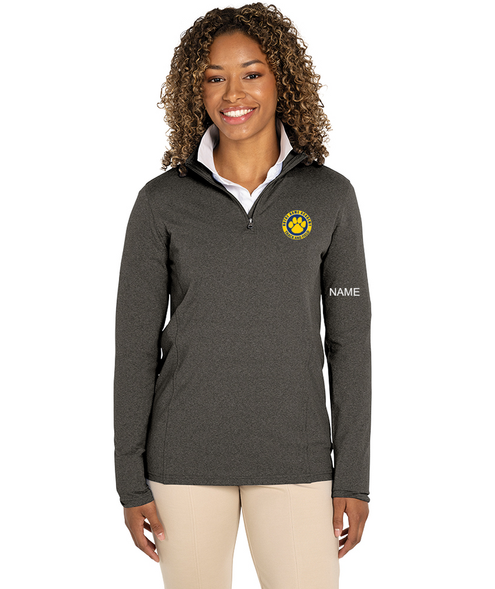 NDA Winter Track & Field 2024 - WOMEN'S HEATHERED ECO-LOGIC STRETCH QUARTER ZIP - 5468