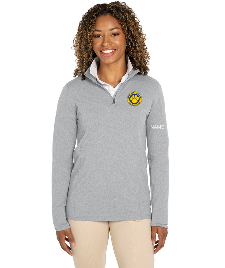 NDA Winter Track & Field 2024 - WOMEN'S HEATHERED ECO-LOGIC STRETCH QUARTER ZIP - 5468