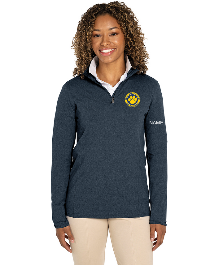 NDA Winter Track & Field 2024 - WOMEN'S HEATHERED ECO-LOGIC STRETCH QUARTER ZIP - 5468