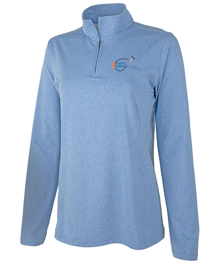 Caring For a Cure - Women’s Eco-Logic Quarter Zip Pullover (5468)
