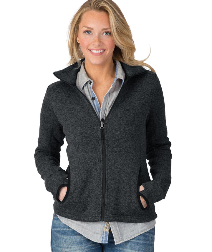 Chaqueta polar jaspeada Charles River MUJER (5493)