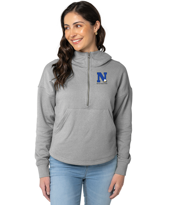 Sudadera con capucha con dobladillo festoneado Willow para mujer de Norwell Track &amp; Field (5527)