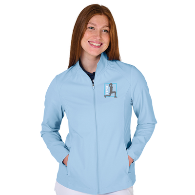 East Coast Women's Fitness - Chaqueta elástica con cremallera completa Lexington para mujer de Charles River (5614)