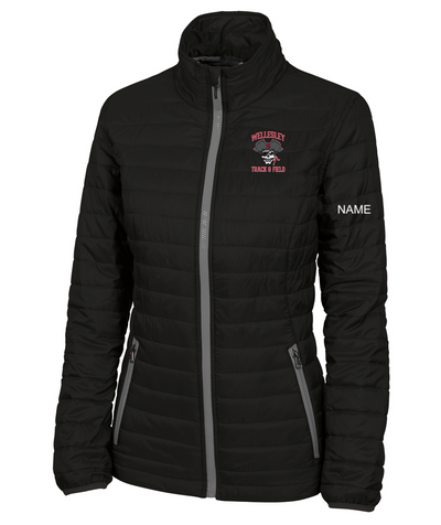 Wellesley Track and Field 2023 - CHAQUETA ACOLCHADA DE LITIO PARA MUJER - 5640 