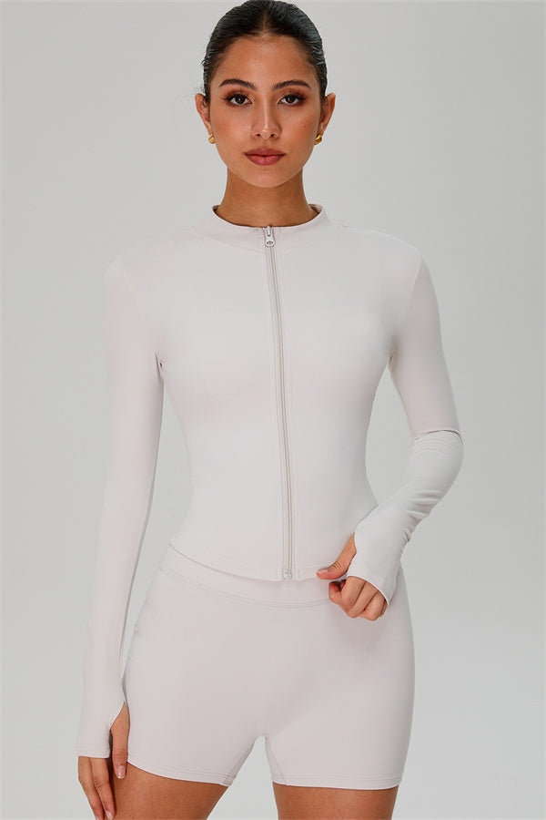 The Jewel Zip Jacket Shorts 2-Piece Set