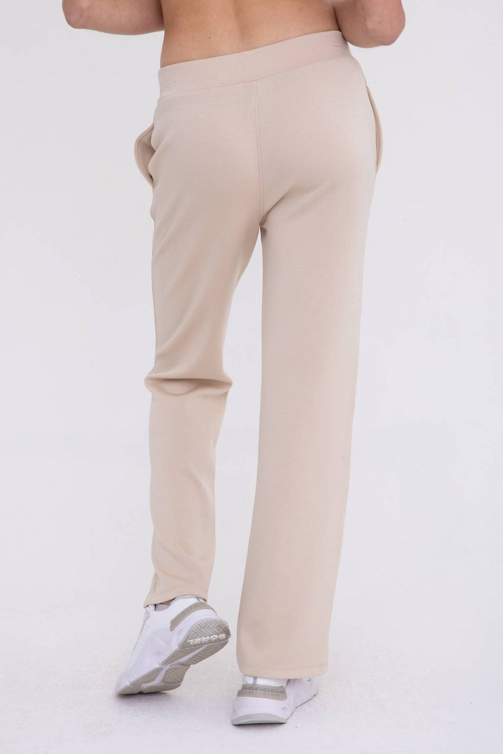 Mono B - Elevated Flared Lounge Pants - WOMEN