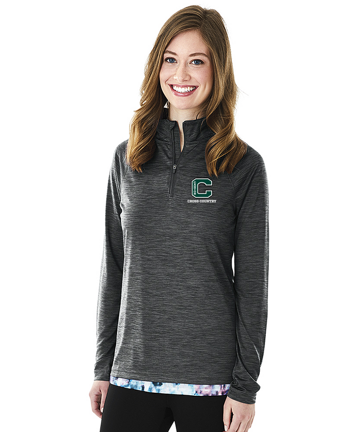 Canton Cross Country Womens Space Dye Performance Pullover (5763)