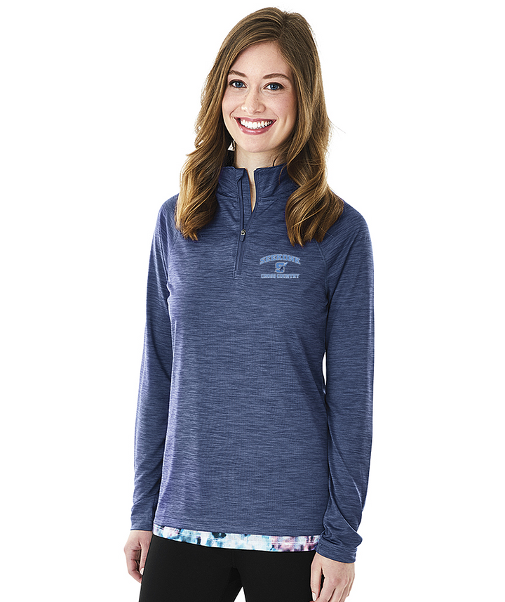 Seekonk Cross Country Womens Space Dye Performance Pullover (5763)