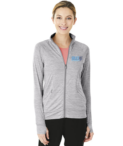 Chaqueta deportiva para mujer Tru Fitness de Soles of Medfield (5828) 
