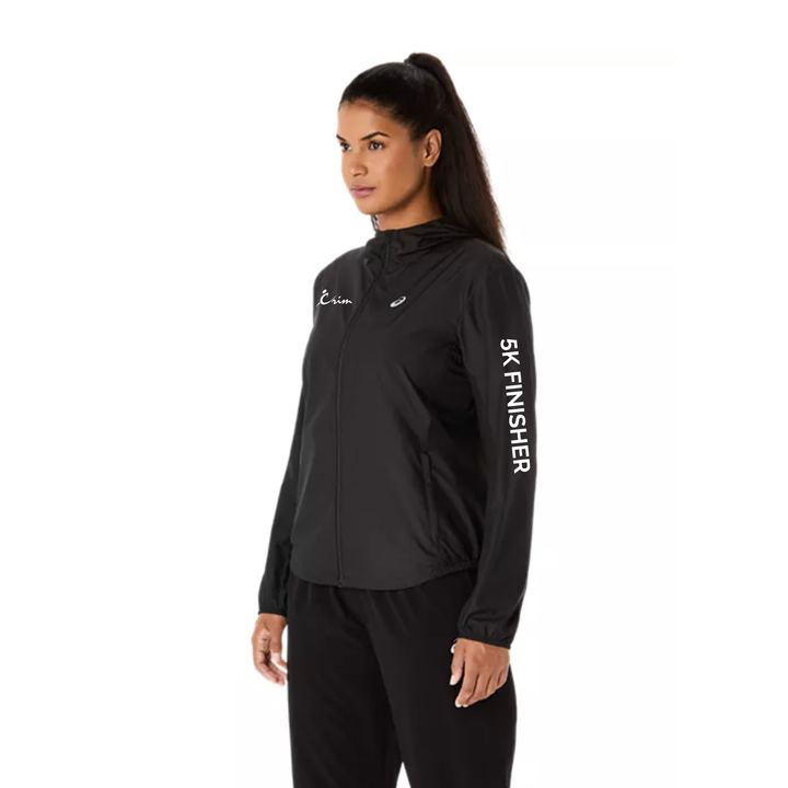 Crim 49 Finisher 2026 - ASICS Women's Silver Jacket Black (2012D148)  (Left Chest (CFR-60)