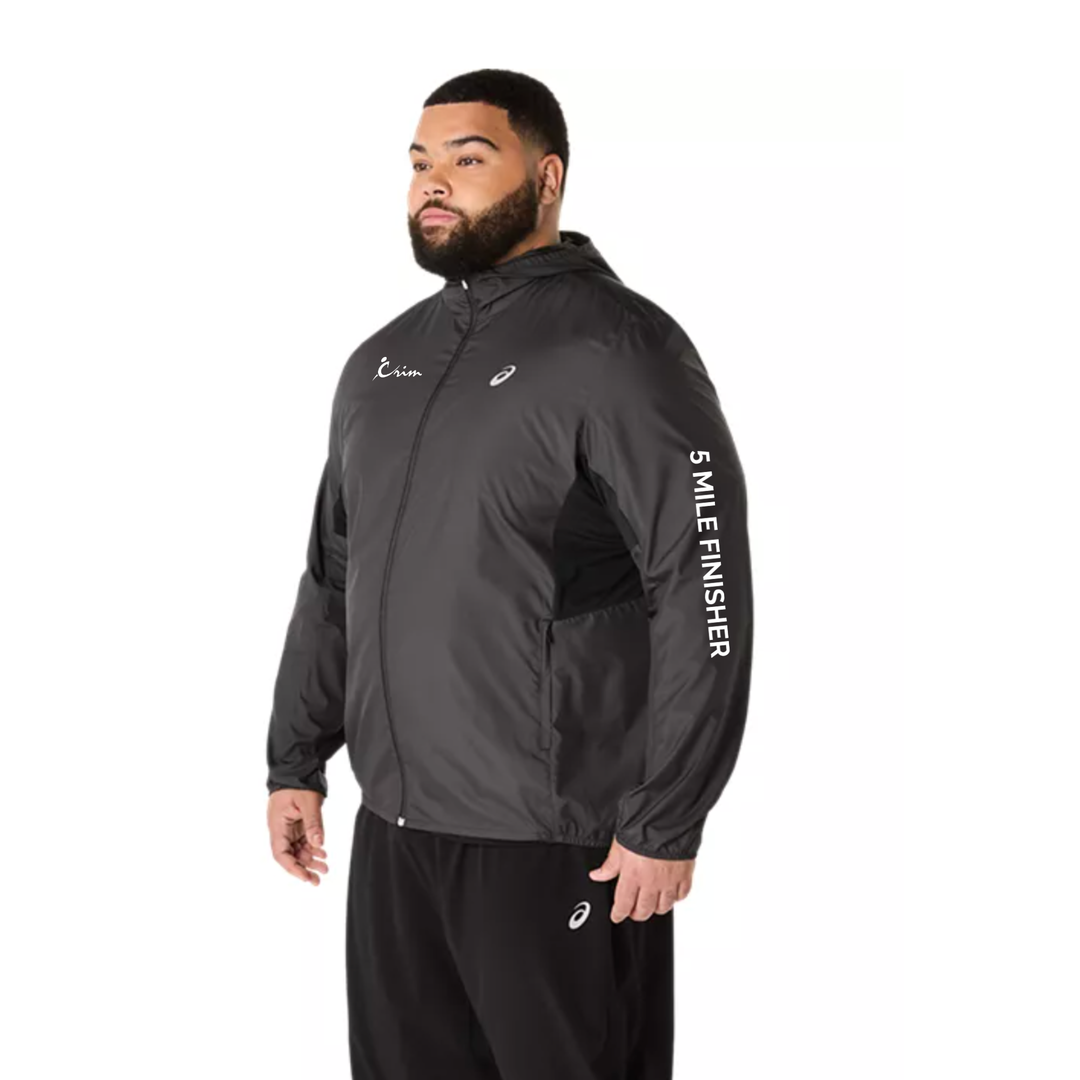 Crim 49 Finisher 2026- ASICS Men's Silver Jacket Black (2011D235) (Left Chest (CFR-60)