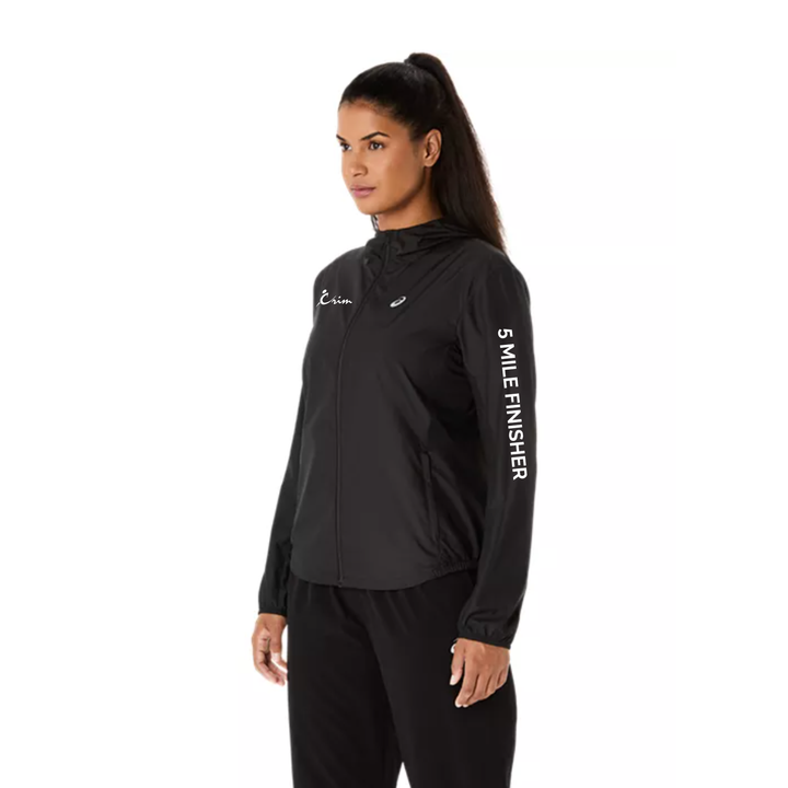 Crim 49 Finisher 2026 - ASICS Women's Silver Jacket Black (2012D148)  (Left Chest (CFR-60)