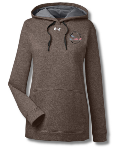 Sudadera con capucha de polar UA Hustle para mujer de Cross Check (1300261)