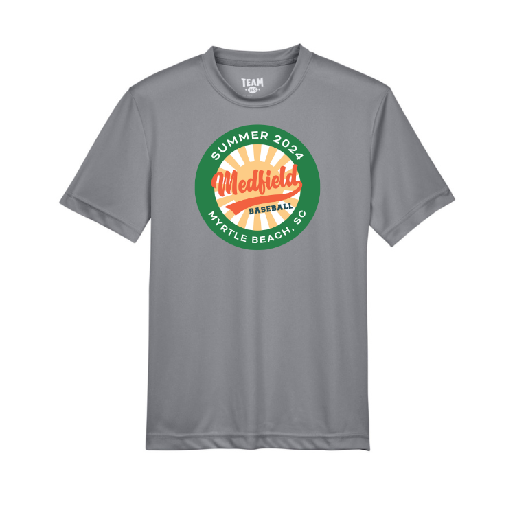 Camiseta de rendimiento para jóvenes de Medfield Baseball 12U (TT11Y)