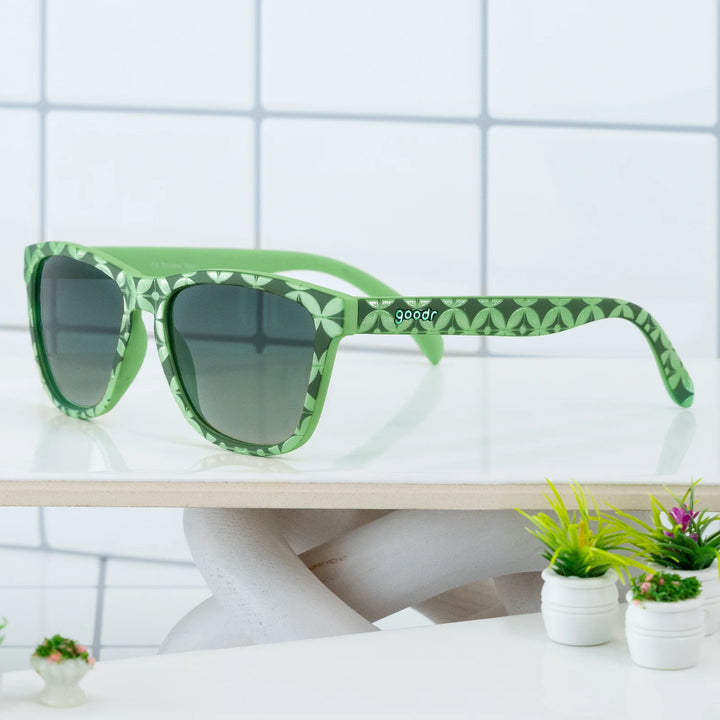 Goodr "I'd Mildew You" Sunglasses (OG-G00430-OG-GR2-GR)
