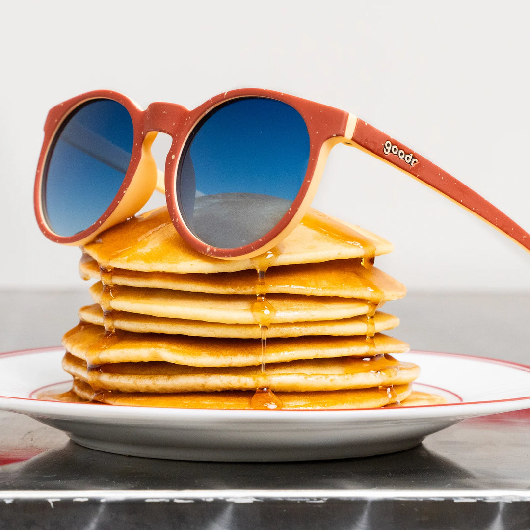 Goodr "Pancake Sticky Icky" Sunglasses (G00395-CG-BL1-GR)