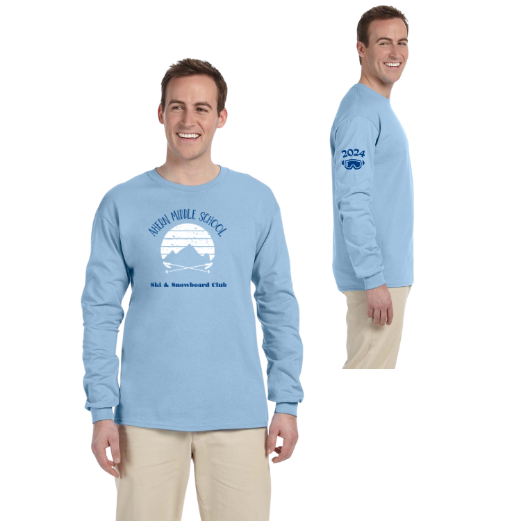 Ahern Ski Club Adult Long-Sleeve T-Shirt (G240)