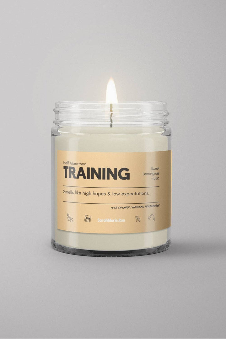 Sarah Marie Running Co - Half Marathon Training Runner Candle