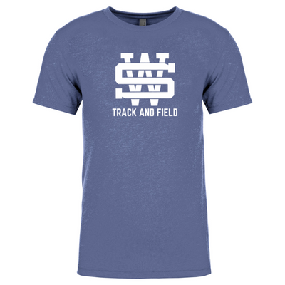 Camiseta unisex de triblend de Next Level Apparel del equipo Bishop Fenwick XC (6010)