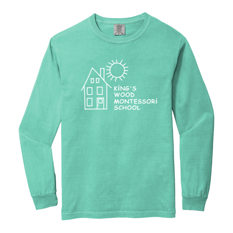 King's Wood Montessori School - Adult Heavyweight Long Sleeve Tee (6014)