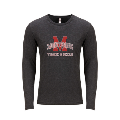 Montrose XC y Atletismo - Camiseta de manga larga triblend para hombre de Next Level Apparel (6071)