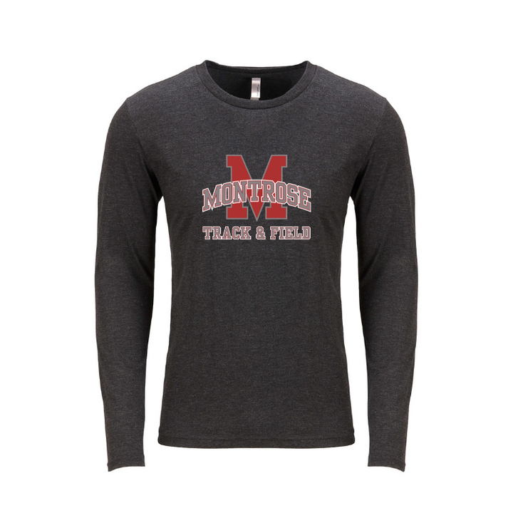 Montrose XC and Track & Field - Next Level Apparel Men's Triblend Long-Sleeve Crew (6071)