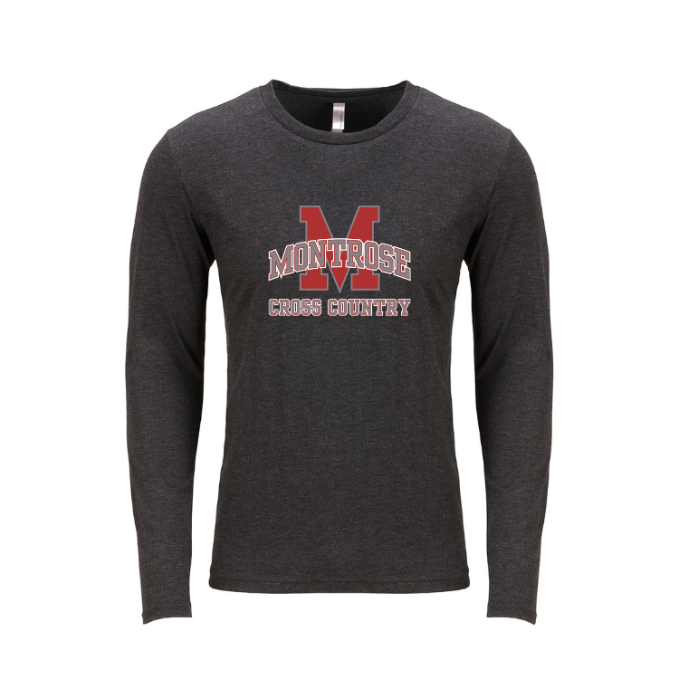 Montrose XC and Track & Field - Next Level Apparel Men's Triblend Long-Sleeve Crew (6071)