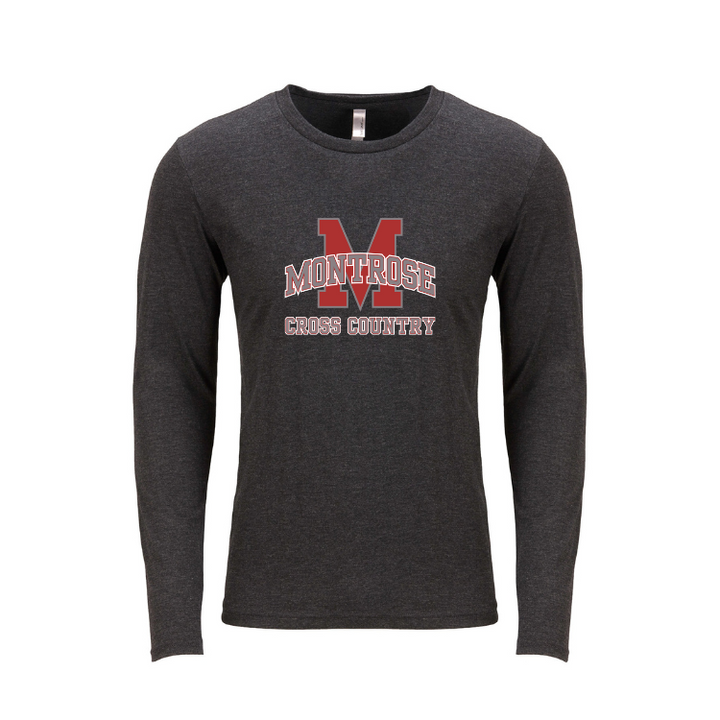 Montrose XC and Track & Field - Next Level Apparel Men's Triblend Long-Sleeve Crew (6071)