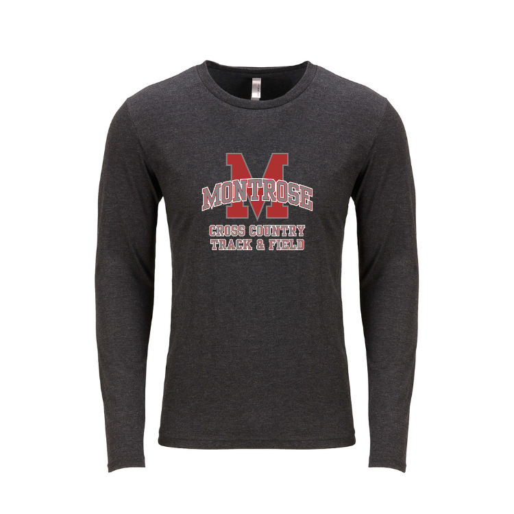 Montrose XC and Track & Field - Next Level Apparel Men's Triblend Long-Sleeve Crew (6071)