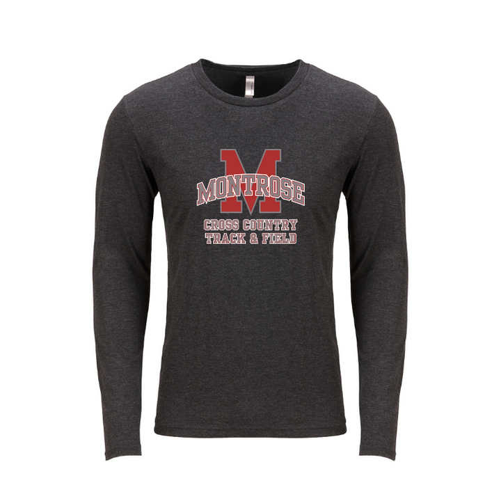 Montrose XC and Track & Field - Next Level Apparel Men's Triblend Long-Sleeve Crew (6071)