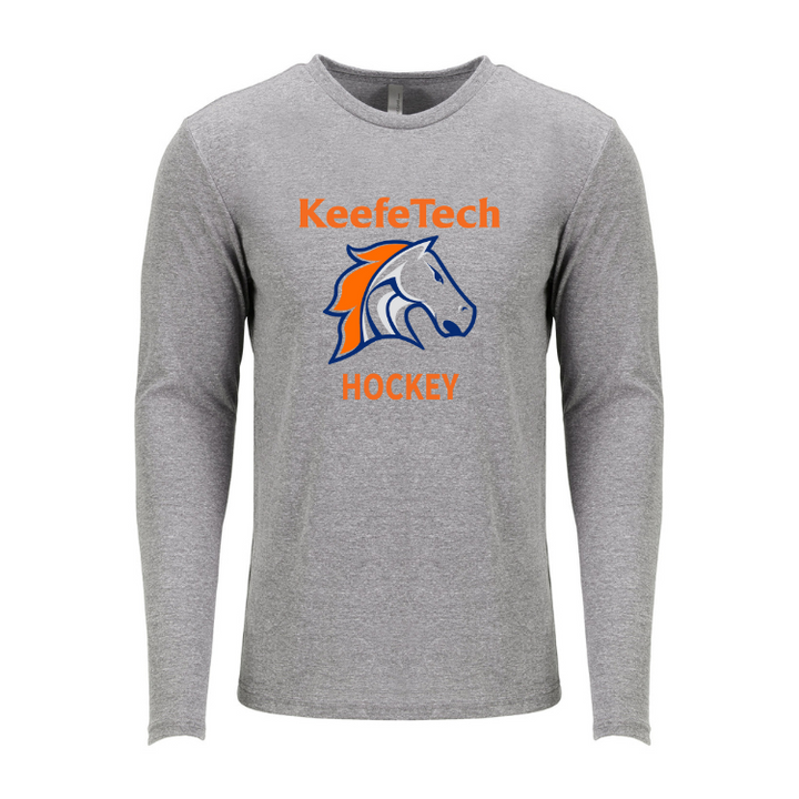 KT Hockey - Next Level Apparel Men's Triblend Long-Sleeve Crew (6071)