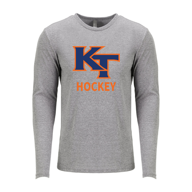 KT Hockey - Next Level Apparel Men's Triblend Long-Sleeve Crew (6071)