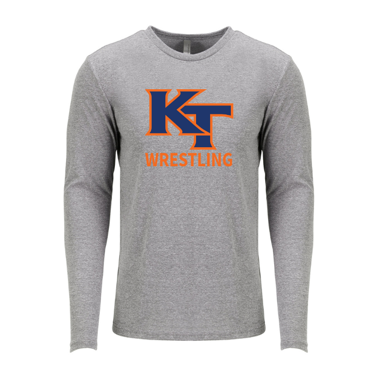 KT Wrestling - Next Level Apparel Men's Triblend Long-Sleeve Crew (6071)