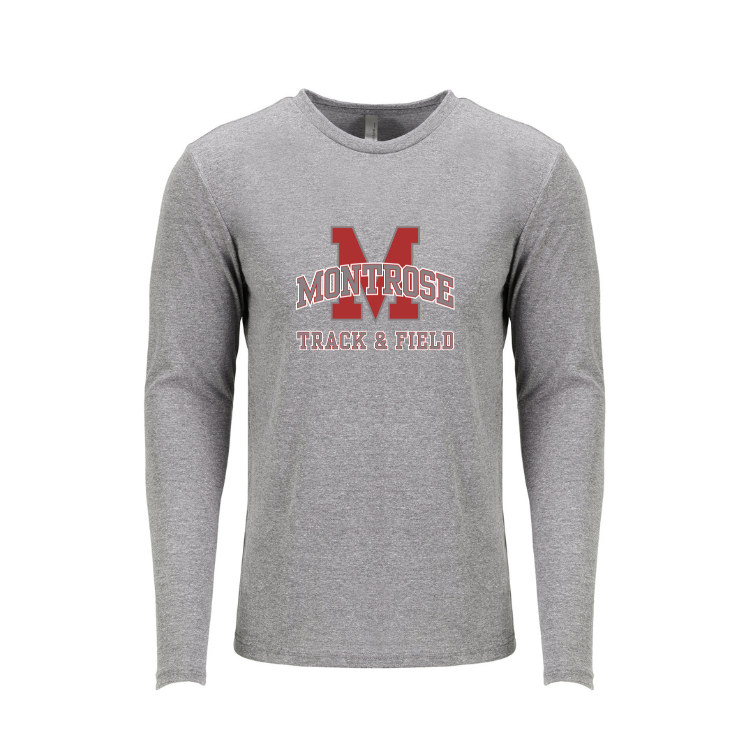 Montrose XC and Track & Field - Next Level Apparel Men's Triblend Long-Sleeve Crew (6071)